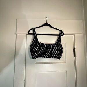 Aerie Scoop Polka Dot Bikini Top